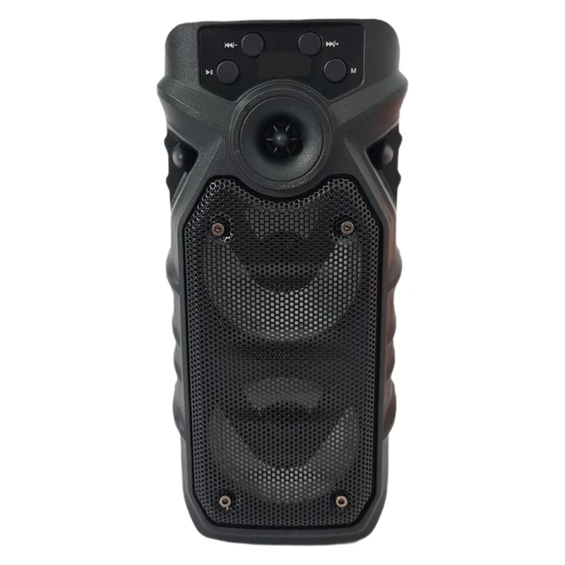 اسپیکر بلوتوثی قابل حمل مدل GTS-1560، مدت زمان پخش 2 ساعت، منبع انرژی باتری، مدت زمان شارژ شدن 1 ساعت، همرا با کابل شارژ micro USB به USB، درگاه ارتباطی شامل USB و شیار کارت حافظه، دارای بدنه مقاوم و رقص نور