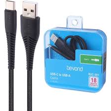 کابل تبدیل USB به USB-C بیاند مدل BUC-301 FAST CHARGE طول 1 متر